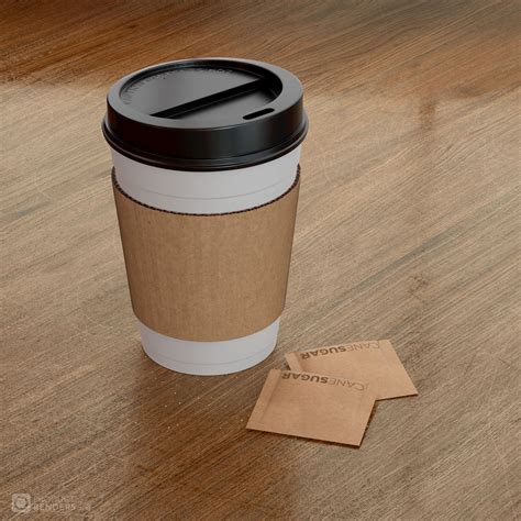 Take Away Cup - Product Renders