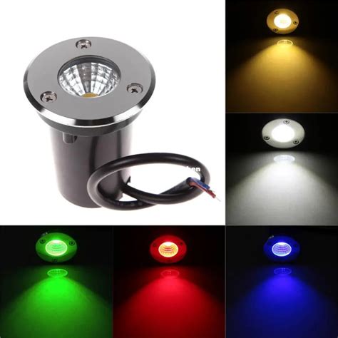 Waterproof IP68 Inground Light 7W COB 220V Outdoor Ground LED Recessed ...