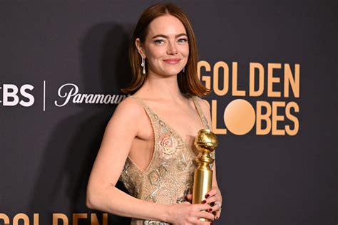 Emma Stone Reveals Where She’s Keeping Her Golden Globes (Exclusive)