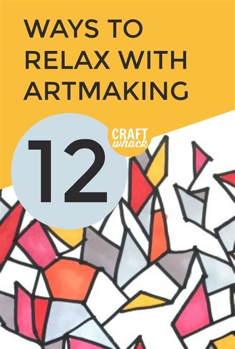 relaxing through making art #arttherapy Ways To Relax, Make Art, Art Journals, Art Projects ...