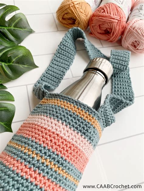 Easy Crochet Bottle Holder Pattern - CAAB Crochet