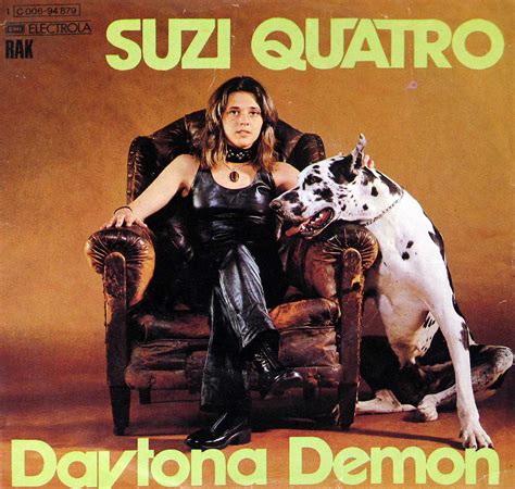 SUZI QUATRO Daytona Demon 7" Single Picture Sleeve Gallery & Information #vinylrecords