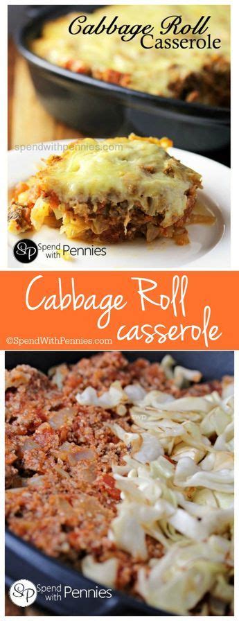 Cabbage Rolls Casserole Recipe - Girls Dishes