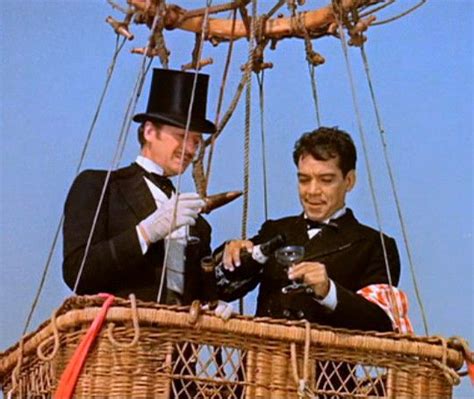 David Niven & Cantinflas in AROUND THE WORLD IN EIGHTY DAYS, 1956 | Cantinflas