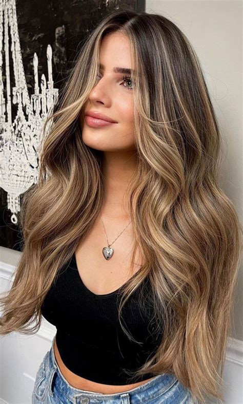 50 Stylish Brown Hair Colors & Styles for 2022 : Beige Blonde Balayage Highlighted | Hair styles ...