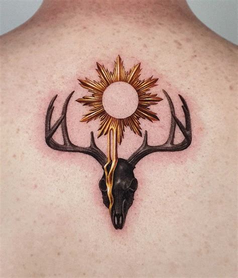 Details more than 77 deer skull tattoo ideas - in.coedo.com.vn