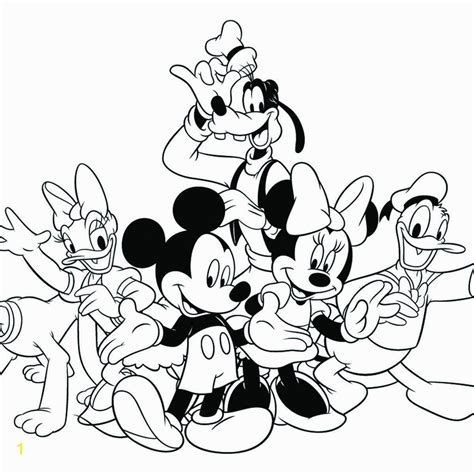 Mickey Mouse and Friends Coloring Pages | divyajanan