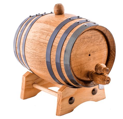 NEW 5 Gallon Steel Hoop BOURBON 20 Liter Whiskey Wine American Oak Wood BARREL Equipment Home