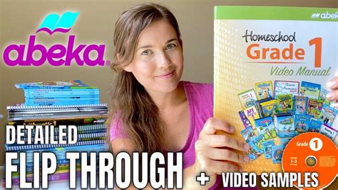 Abeka 1st Grade Homeschool Curriculum Flip Through. Detailed Look At All The Books + Video ...