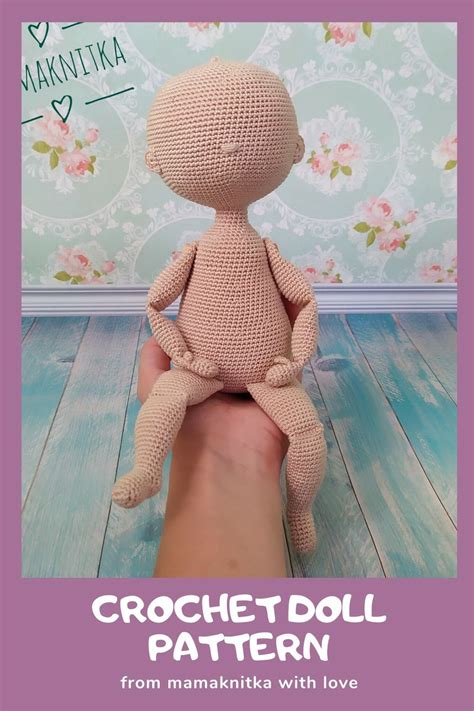 Crochet amigurumi soft baby doll BODY PATTERN pdf in English | Etsy | Crochet doll tutorial, Diy ...