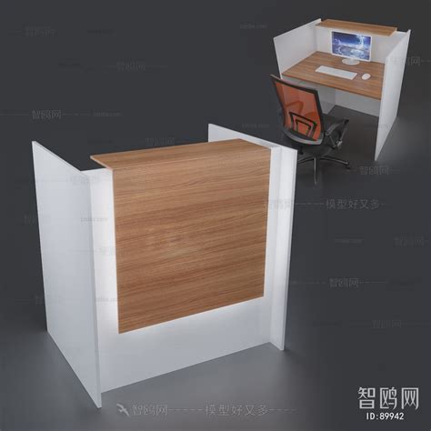 Modern Reception Desk 3D Model Free Download - Model ID.689631359 | 1miba