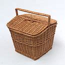 large wicker picnic hamper basket by prestige wicker ...