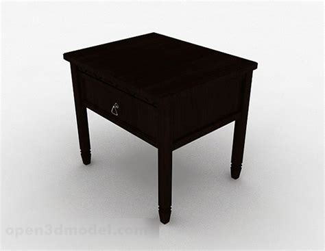 Brown Wooden Tea Table Furniture V1 Free 3d Model - .Max - Open3dModel