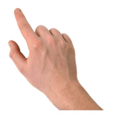 Pointing Left Finger transparent PNG - StickPNG