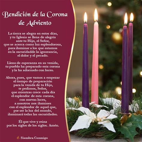 Bendición de la Corona de Adviento | Hazlo tú mismo decoraciones de boda, Corona de adviento ...