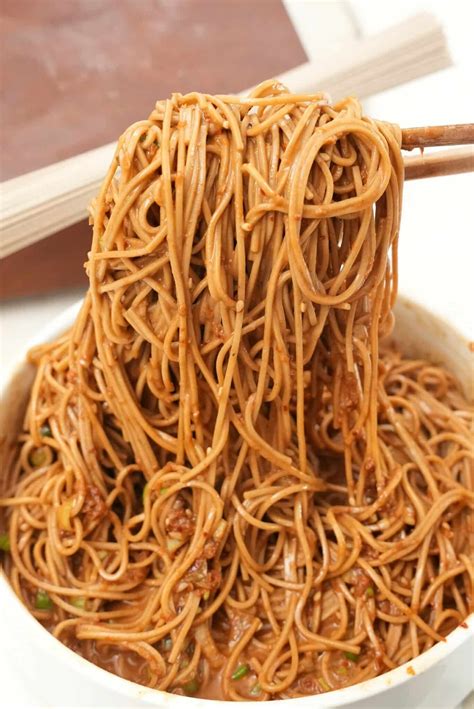 Creamy Spicy Sesame Soba - CJ Eats Recipes