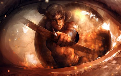 Download wallpaper for 2560x1440 resolution | Tomb Raider Eye Reflection Art | creative and ...