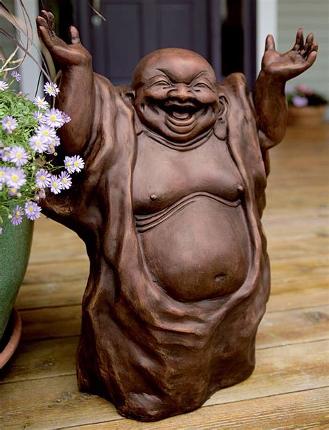 Makes me so happy | Laughing buddha, Buddha statue garden, Buddha