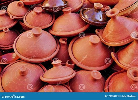 Moroccan Traditional Tajine Cooking Pot Stock Image - Image of tajine ...