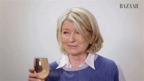 Martha Stewart Wine GIF - MarthaStewart Wine HarpersBazaar - Discover & Share GIFs
