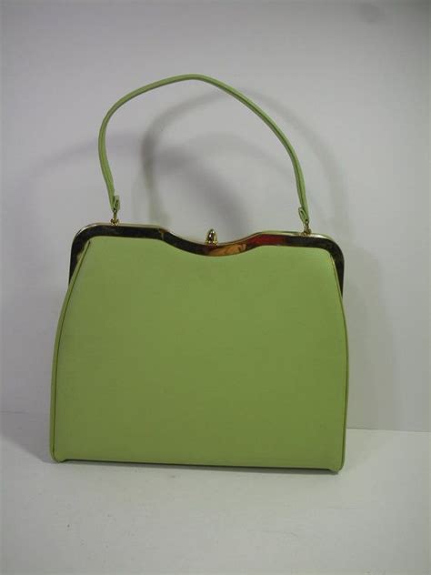 1960s Pale Green Purse Vintage Light Lime | Vintage purses, Vintage handbags, Retro purse