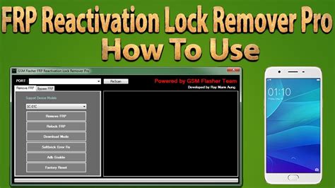 How To Use GSM Flasher FRP Reactivation Remover Pro | Bypass Samsung FRP - YouTube