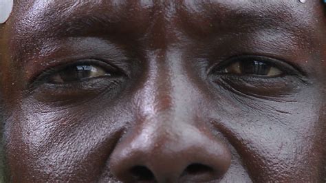 Extreme Close Up Of Eyes Nose Of African Man Stock Footage SBV-307927532 - Storyblocks