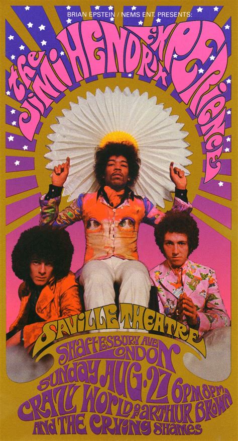 Psychedelic sixties | Psychedelic rock, Jimi hendrix poster