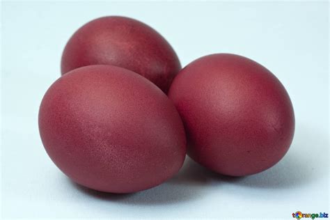 Three red eggs. free image - № 8107