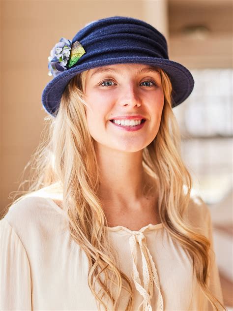 Blue Hydrangea Wool Cloche | Information, Shop The Catalog :Beautiful Designs by April Cornell