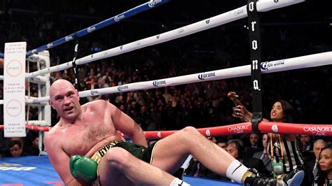 Tyson Fury clueless as to how he got up from Deontay Wilder 12th-round knockdown | Boxing News ...