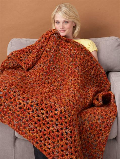 Fall Weekend Throw | AllFreeCrochetAfghanPatterns.com