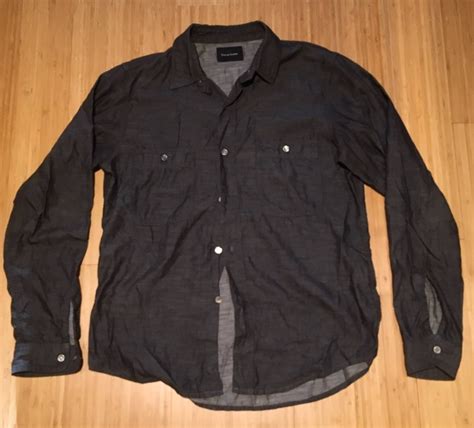 Nom De Guerre Black Chambray Shirt | Grailed