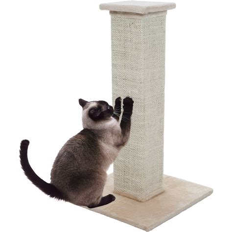 Cat Scratching Post, 28" Sisal Burlap Pet Cats and Kitten Tree by PETMAKER - Walmart.com ...