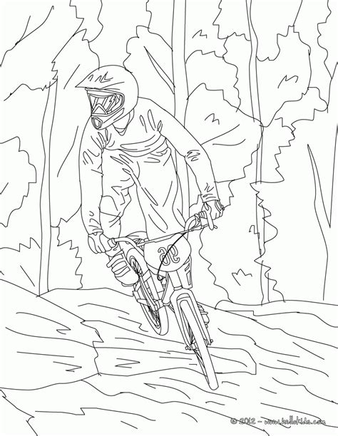 Mountain Bike Coloring Pages - Coloring Home