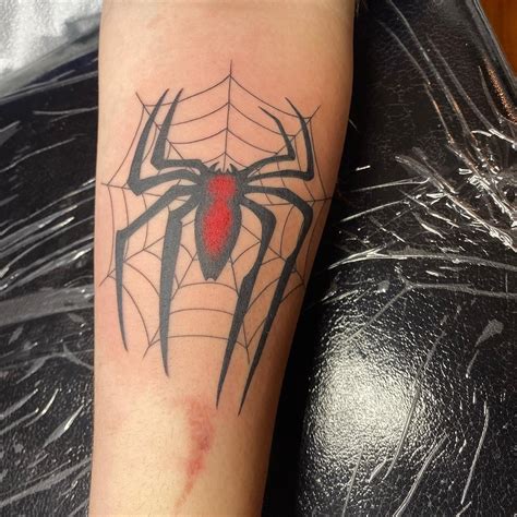 Spiderman Spider Logo Tattoo