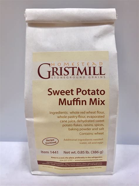 Homestead Gristmill — Non-GMO Sweet Potato Muffin Mix (2 Pack)