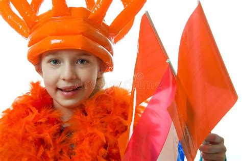 Girl with orange hammer stock image. Image of championship - 13631139