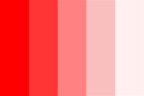 Bright To Light Red Color Palette, 57% OFF