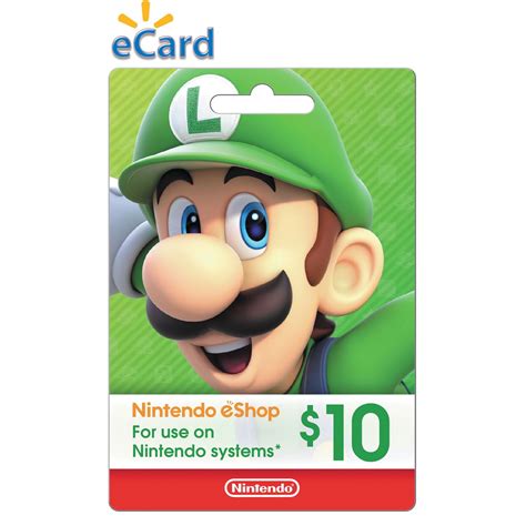 Nintendo eShop $10 Gift Card, Nintendo [Digital Download] - Walmart.com