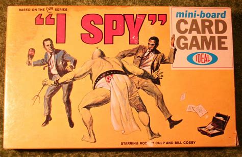 I Spy Mini-Board Card Game Ideal 1966 | Little Storping Museum