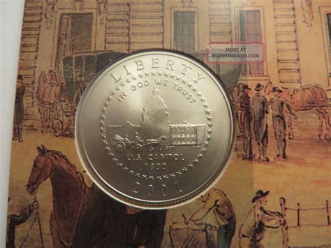 2001 P Us Capitol Visitor Center Half Dollar Commemorative Coin & Pkg