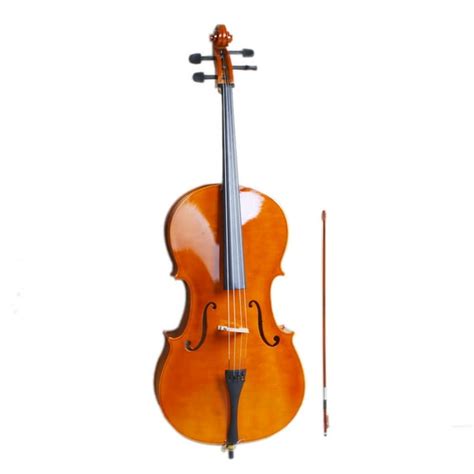 Cello Musical Instrument Clearance, Solid Wood Cello with Soft Case ...