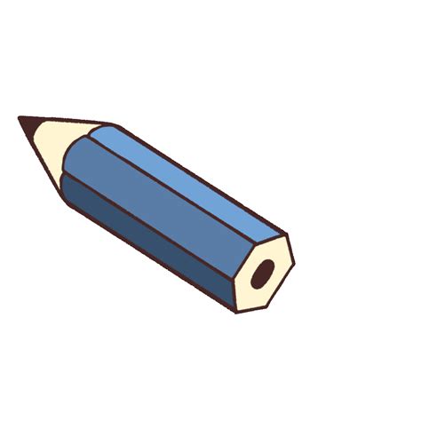 Animated illustration of a pencil | UGOKAWA