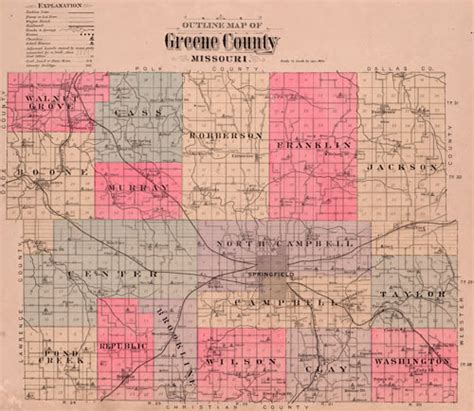 Greene County Mo Map - Agatha LaVerne