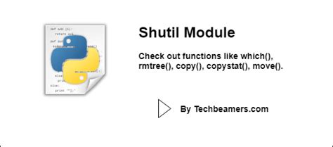 Python Shutil Module Usage Explained with Examples