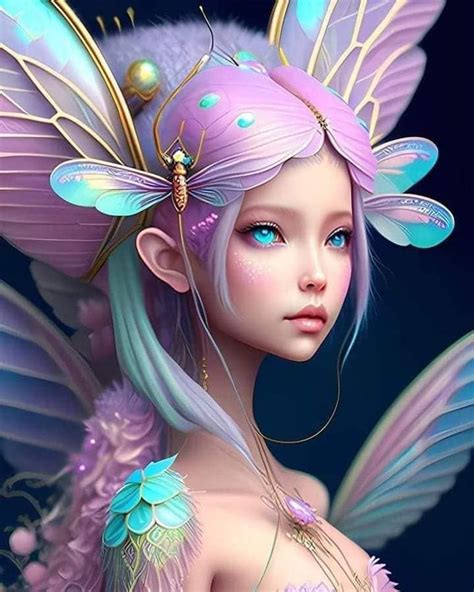 Beautiful Fairies, Beautiful Fantasy Art, Cute Art, Pretty Art, Moon ...