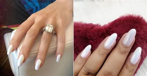 The Pearly White Nail Polish Trend Every Celebrity Is Wearing Right Now ...