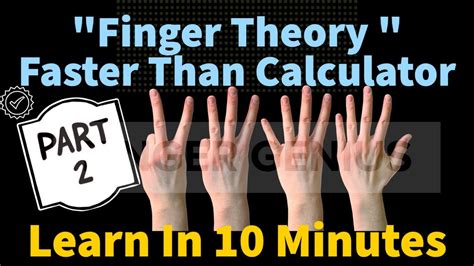 Maths | Finger Maths In Minutes | MATH TRICKS | Mental Maths | How To ...