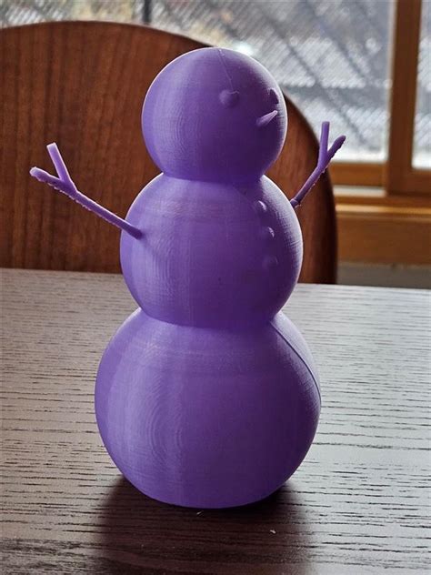Simple Snowman by mstrblueskys | Download free STL model | Printables.com